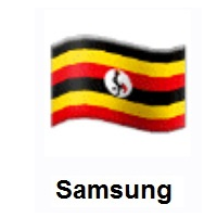 Flag of Uganda on Samsung