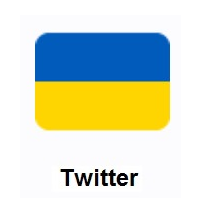 Flag of Ukraine on Twitter Twemoji