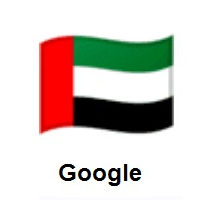 Flag of United Arab Emirates on Google Android