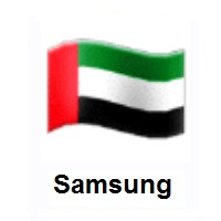 Flag of United Arab Emirates on Samsung