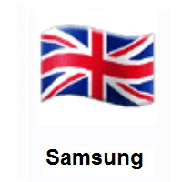 Flag of United Kingdom on Samsung