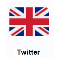 Flag of United Kingdom on Twitter Twemoji
