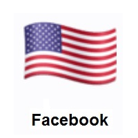 Flag of United States on Facebook