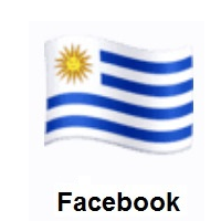 Flag of Uruguay on Facebook