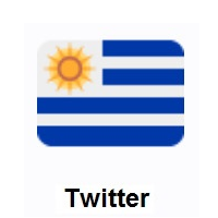 Flag of Uruguay on Twitter Twemoji