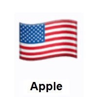 Flag of U.S. Outlying Islands on Apple iOS