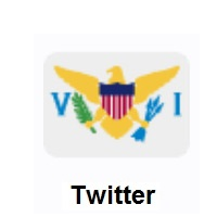 Flag of U.S. Virgin Islands on Twitter Twemoji