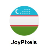 Flag of Uzbekistan on JoyPixels