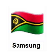 Flag of Vanuatu on Samsung