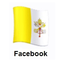 Flag of Vatican City on Facebook