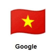 Flag of Vietnam on Google Android