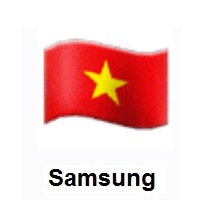 Flag of Vietnam on Samsung