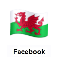 Flag of Wales on Facebook