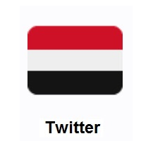 Flag of Yemen on Twitter Twemoji
