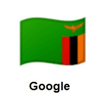 Flag of Zambia on Google Android