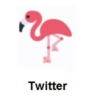 Flamingo on Twitter Twemoji