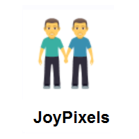 Men Holding Hands on JoyPixels