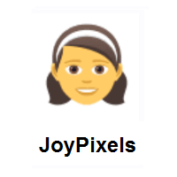 Girl on JoyPixels