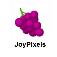 Grapes on JoyPixels