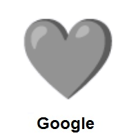 Grey Heart on Google Android
