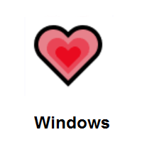 Growing Heart on Microsoft Windows