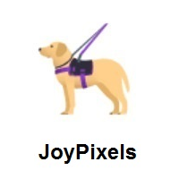 Guide Dog on JoyPixels