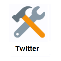 Hammer and Wrench on Twitter Twemoji