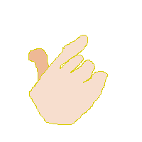 Hand with Index Finger and Thumb Crossed: Light Skin Tone