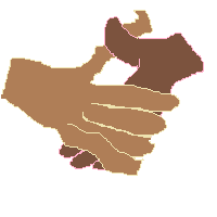 Handshake: Medium-Dark Skin Tone, Dark Skin Tone
