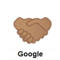 Handshake: Medium Skin Tone on Google Android