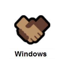 Handshake: Medium Skin Tone on Microsoft Windows