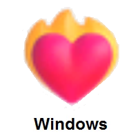 Heart on Fire on Microsoft Windows