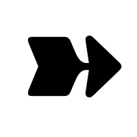 Heavy Wedge-Tailed Rightwards Arrow