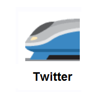 High-Speed Train on Twitter Twemoji