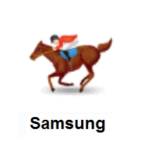 Horse Racing: Light Skin Tone on Samsung