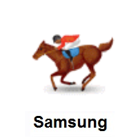 Horse Racing: Medium-Dark Skin Tone on Samsung