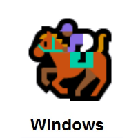Horse Racing: Medium-Dark Skin Tone on Microsoft Windows