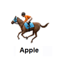Horse Racing: Medium Skin Tone on Apple iOS