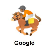 Horse Racing: Medium Skin Tone on Google Android