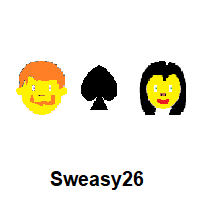 I Hate You: Man, Spade Suit, Woman