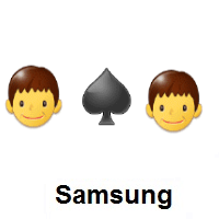 I Hate You: Person, Spade Suit, Person on Samsung