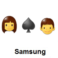 I Hate You: Woman, Spade Suit, Person on Samsung