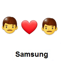 I Love You: Man, Red Heart, Man on Samsung