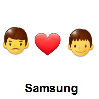 I Love You: Man, Red Heart, Person on Samsung