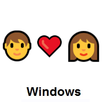 I Love You: Person, Red Heart, Woman on Microsoft Windows