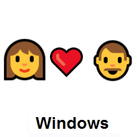 I Love You: Woman, Red Heart, Man on Microsoft Windows