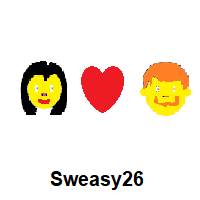 I Love You: Woman, Red Heart, Man
