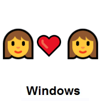 I Love You: Woman, Red Heart, Woman on Microsoft Windows