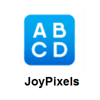 Input Latin Uppercase on JoyPixels