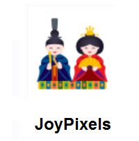 Japanese Dolls on JoyPixels